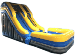 16ft Blue, Yellow, Grey Water Slide